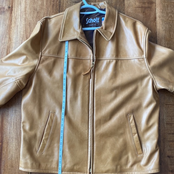 Schott Men’s Soft Leather Jacket - Large - Picture 9 of 10